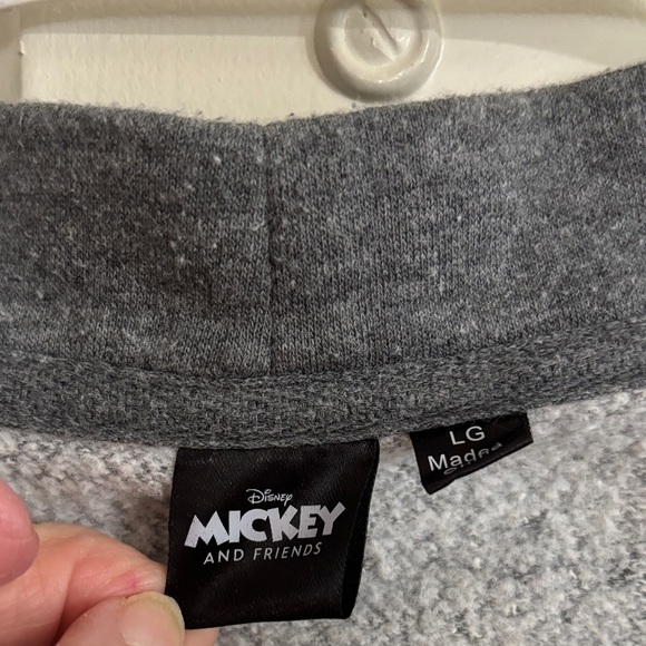 Disney Charcoal and Light Gray Sweater. Mickey Mouse - Picture 3 of 13